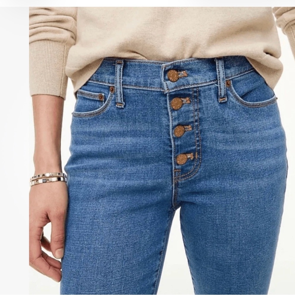 J. Crew Full length Flare Jean jeans pants in Signature Stretch size 25” - Picture 3 of 10